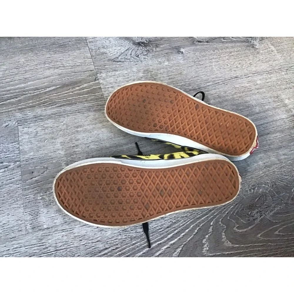 Vans Era Tie Dye Blazing Yellow Low Top Skate Shoes size Mens 7.5 Womens 9 Shoes